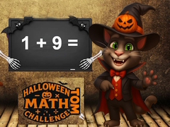 Cluiche Halloween Tom Math Challenge
