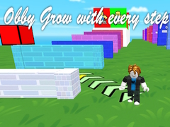 Cluiche Obby Grow with every step