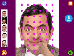 Cluiche Mr Bean Funny Face LOL
