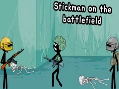 Cluiche Stickman on the battlefield