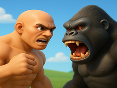 Cluiche Men Vs Gorillas