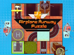 Cluiche Airplane Runway Puzzle