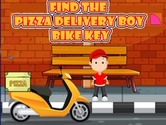 Cluiche Find the Pizza Delivery Boy Bike Key