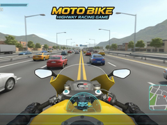 Cluiche Moto Bike Highway Racing Game