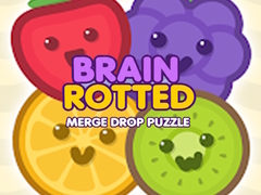 Cluiche Brain Rotted Merge Drop Puzzle