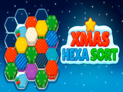 Cluiche Xmas Hexa Sort
