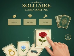 Cluiche Solitaire. Card Sorting