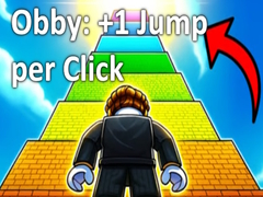Cluiche Obby: +1 Jump per Click