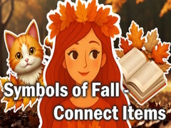 Cluiche Symbols of Fall - Connect Items