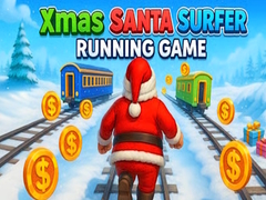Cluiche Xmas Santa Surfer Running Game