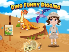 Cluiche Dino funny digging