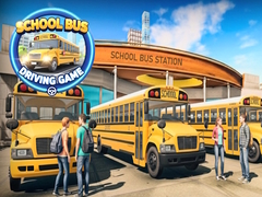 Cluiche School Bus Driving Game