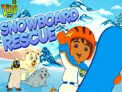 Cluiche Go Diego Go! Snowboard Rescue 