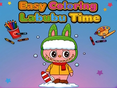 Cluiche Easy Coloring Labubu Time