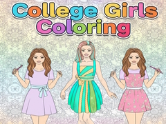 Cluiche College Girls Coloring