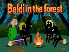 Cluiche Baldi in the forest
