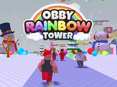 Cluiche Obby Rainbow Tower