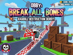 Cluiche Obby: Break All Bones Ragdoll