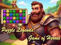 Cluiche Puzzle Legends: Game of Heroes