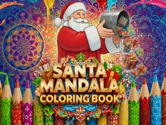 Cluiche Santa Mandala Coloring Book