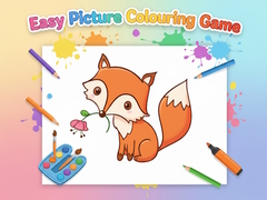 Cluiche Easy Picture Colouring Game