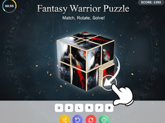 Cluiche Fantasy Warrior Puzzle