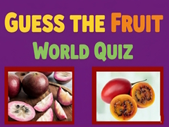 Cluiche Guess The Fruit World Quiz