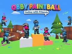 Cluiche Obby Paintball: Online with Friends
