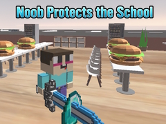 Cluiche Noob Protects the School