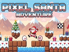 Cluiche Pixel Santa Adventure