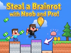 Cluiche Steal a Brainrot with Noob and Pro!