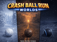 Cluiche Crash Ball Run: Worlds