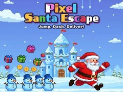 Cluiche Pixel Santa Escape