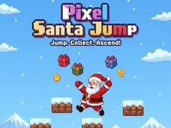 Cluiche Pixel Santa Jump