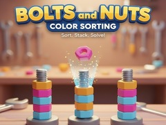 Cluiche Bolts and Nuts Color Sorting