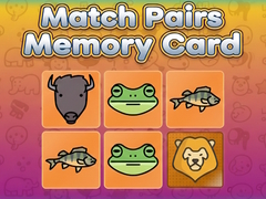 Cluiche Match Pairs Memory Card