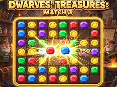 Cluiche Dwarves' Treasures: Match 3