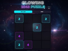 Cluiche Glowing 2048 Puzzle
