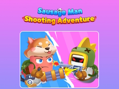 Cluiche Sausage Man Shooting Adventure