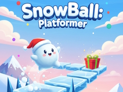 Cluiche SnowBall: Platformer
