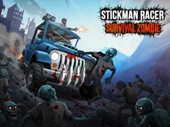 Cluiche Stickman Racer Survival Zombie