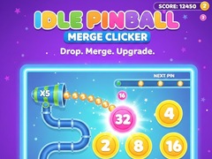 Cluiche Idle PinBall Merge Clicker