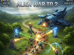 Cluiche Alien War TD 2