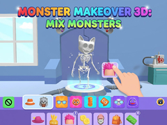 Cluiche Monster Makeover 3D Mix Monsters