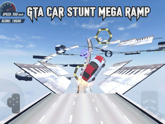 Cluiche GTA Car Stunt Mega Ramp