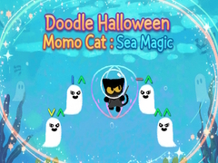 Cluiche Doodle Halloween Momo Cat : Sea Magic