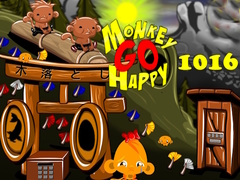 Cluiche Monkey Go Happy Stage 1016