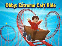 Cluiche Obby: Extreme Cart Ride
