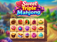 Cluiche Sweet Triple Mahjong