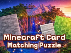 Cluiche Minecraft Card Matching Puzzle